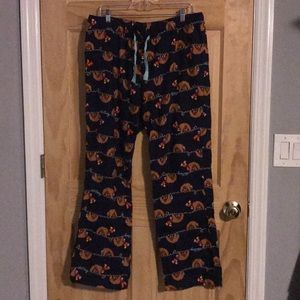 Sloth pajama pants